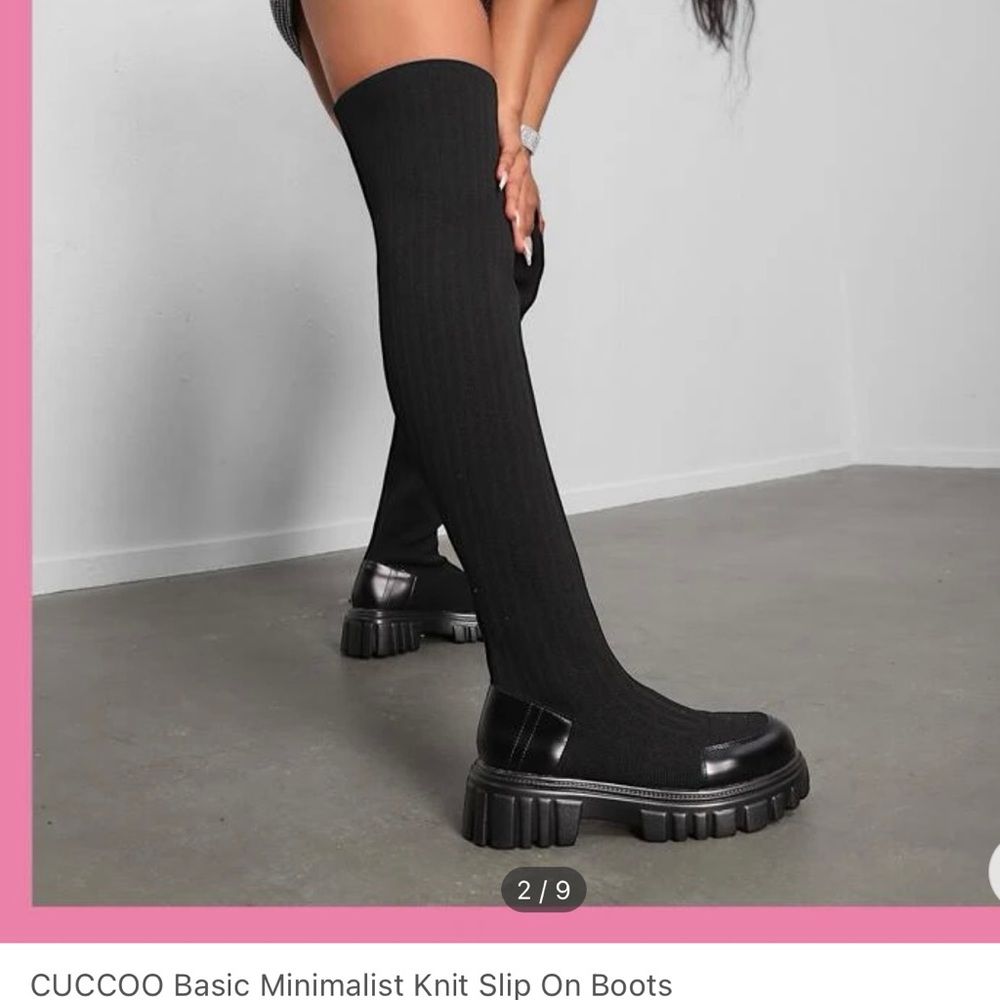 black boots eur-39 US-8